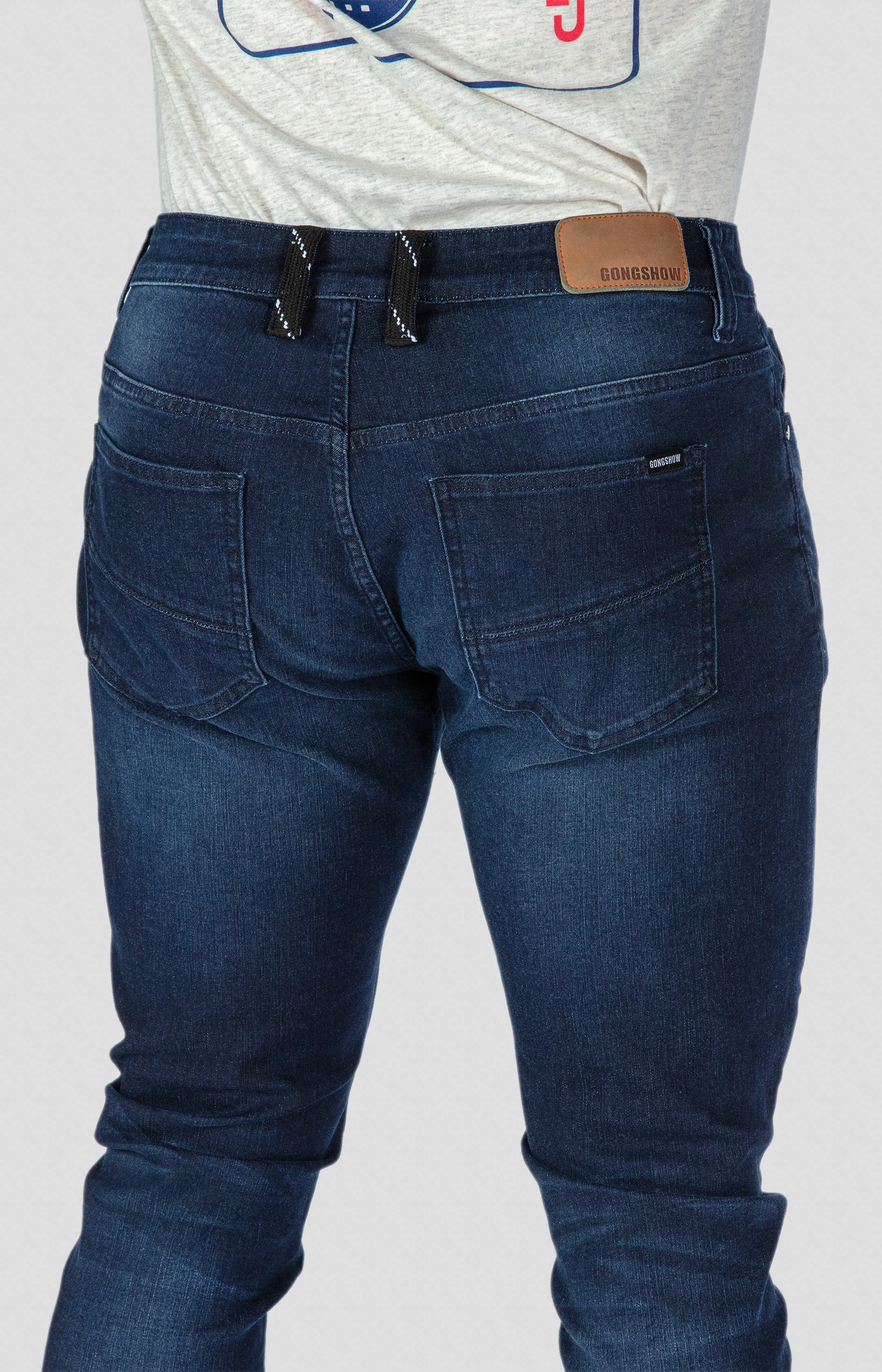 Hockey Legs Dark Blue Wash Slim