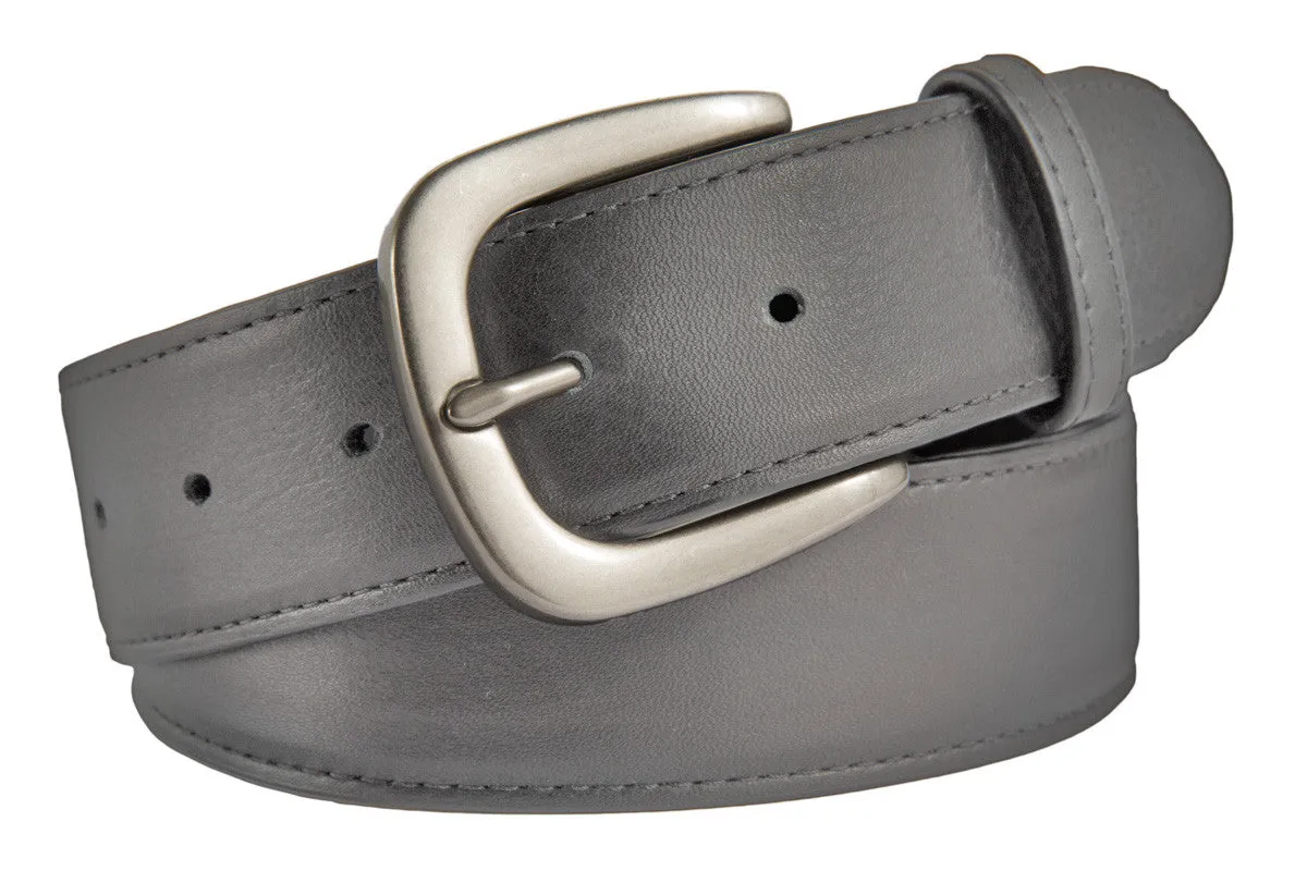 Hudson Belt, (1.5") Brushed Silver Buckle