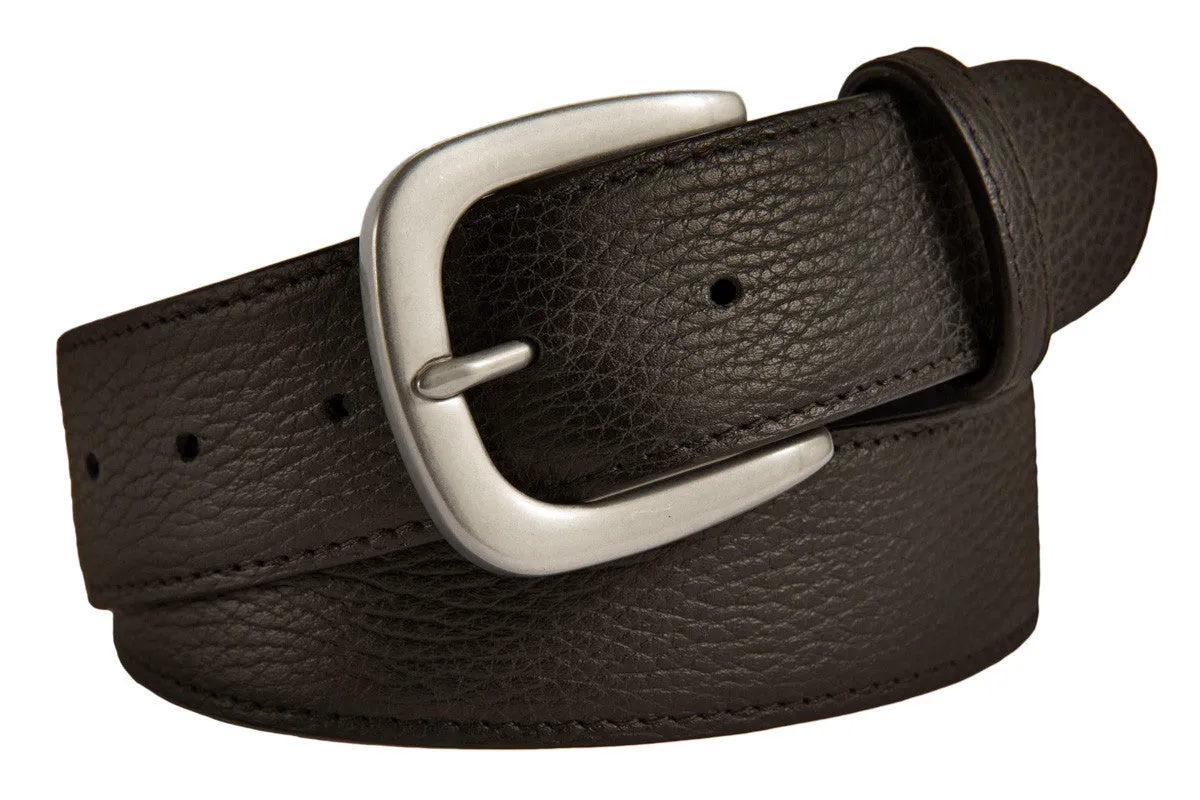 Hudson Belt, (1.5") Brushed Silver Buckle