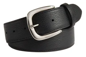 Hudson Belt, (1.5") Shiny Silver Buckle