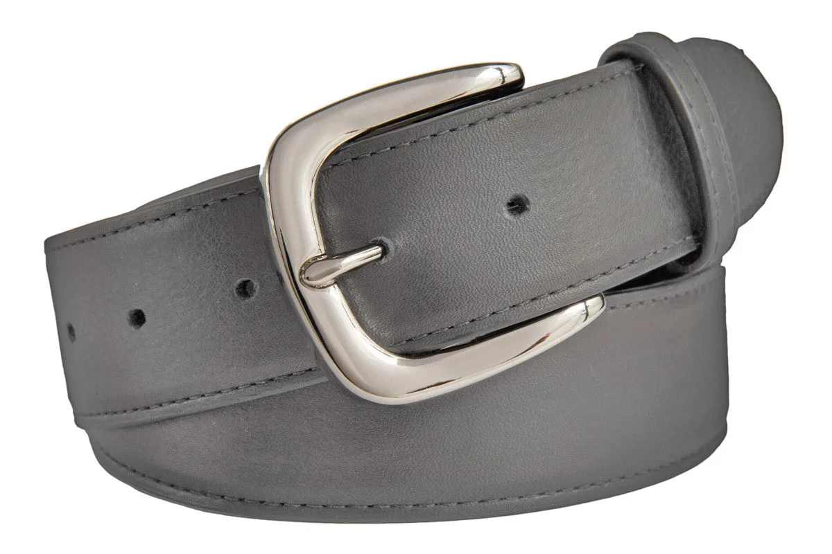 Hudson Belt, (1.5") Shiny Silver Buckle