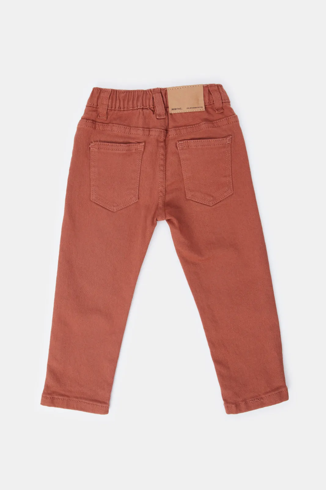 Infant Boys Brown Regular Jeans