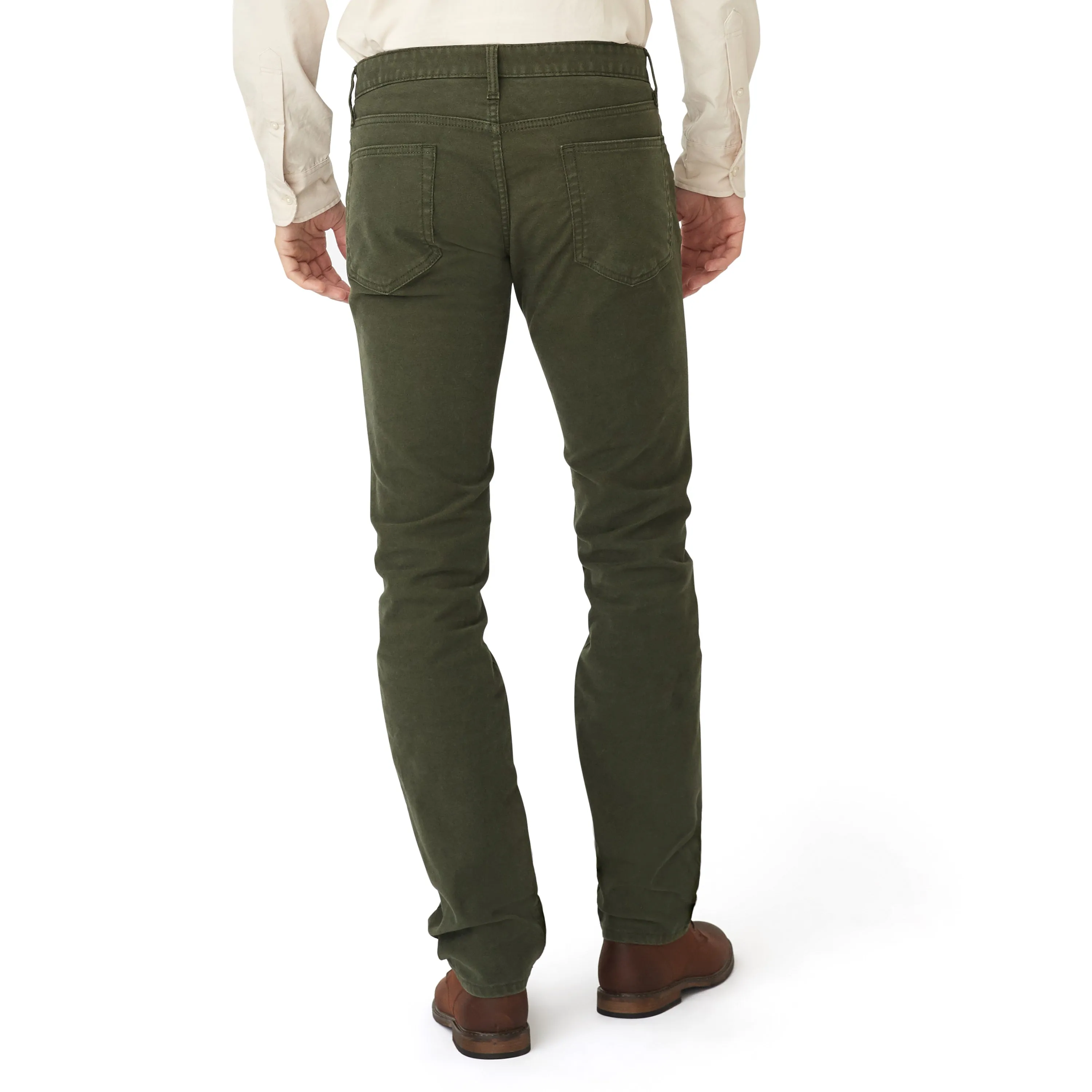 Italian Moleskin Pant - Moss