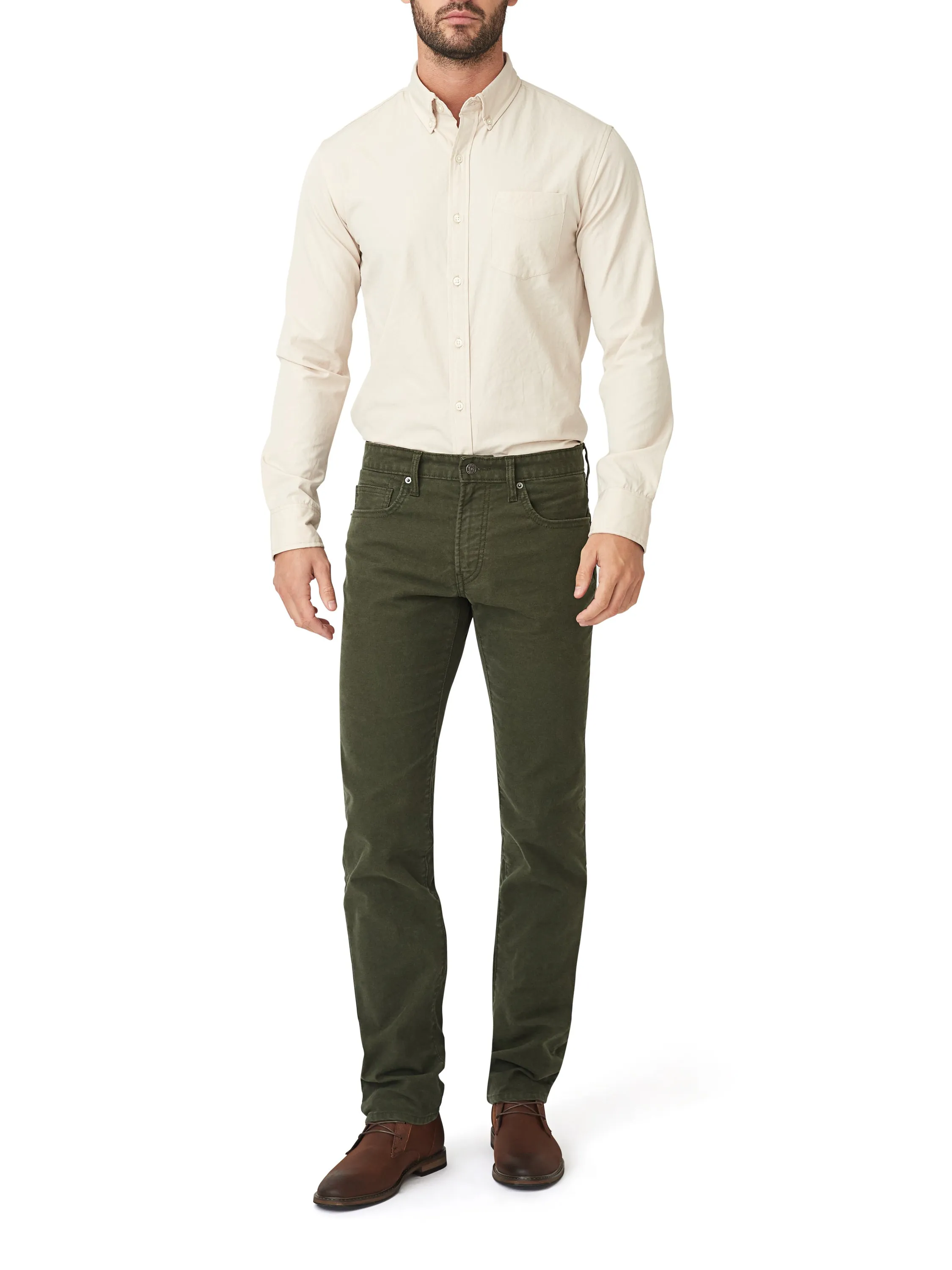 Italian Moleskin Pant - Moss