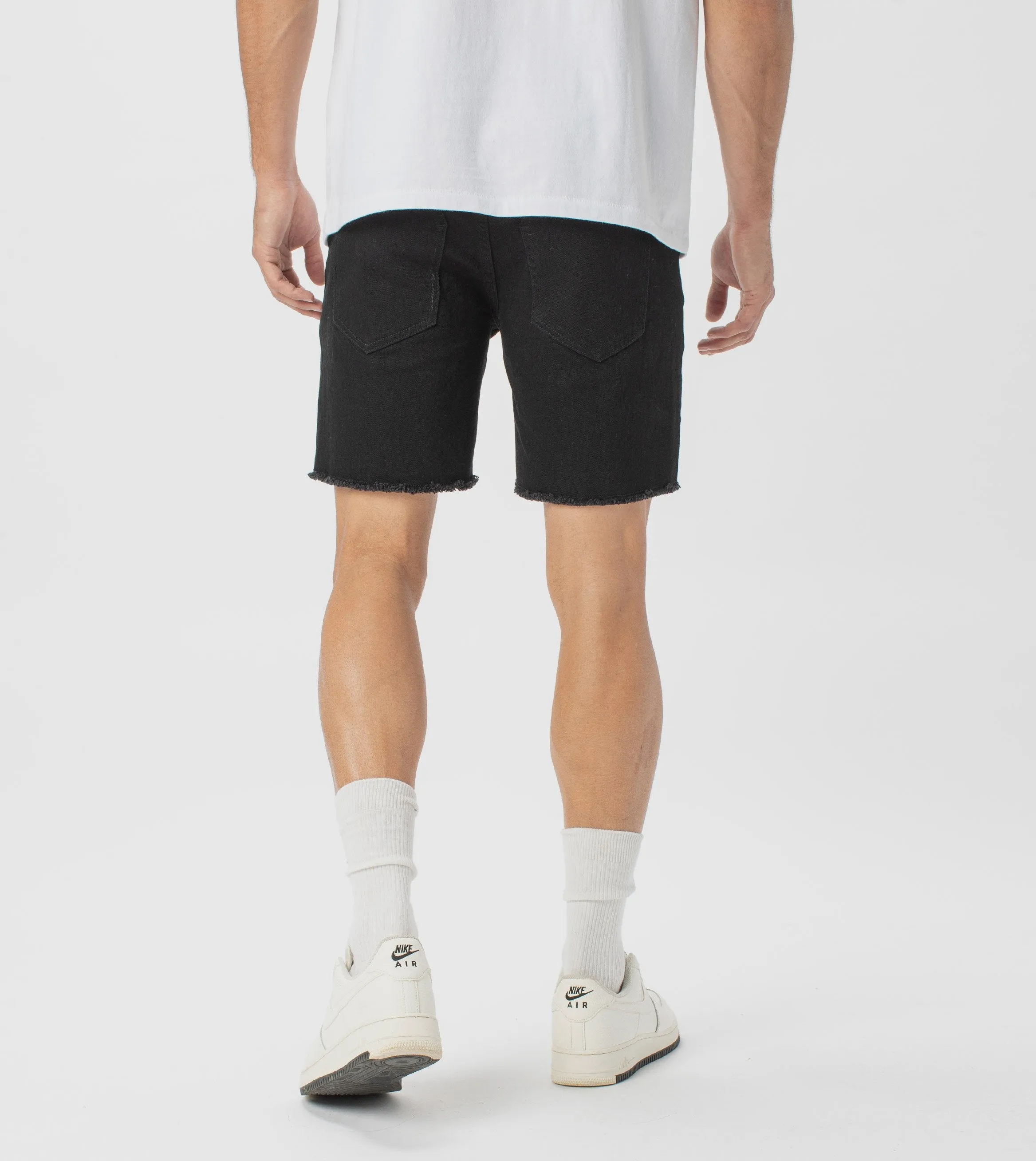 Joe Blow Denim Short Double Black