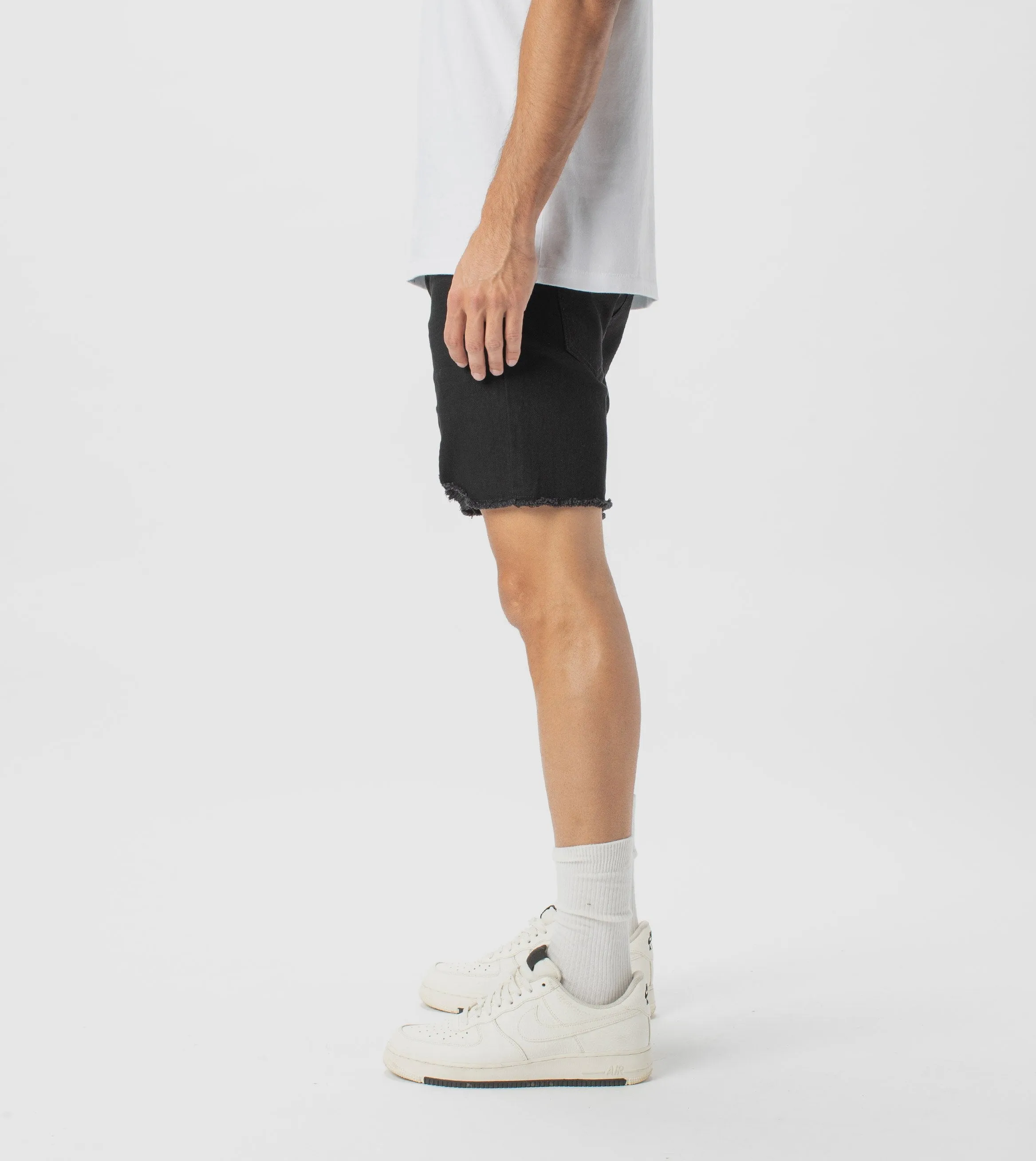 Joe Blow Denim Short Double Black