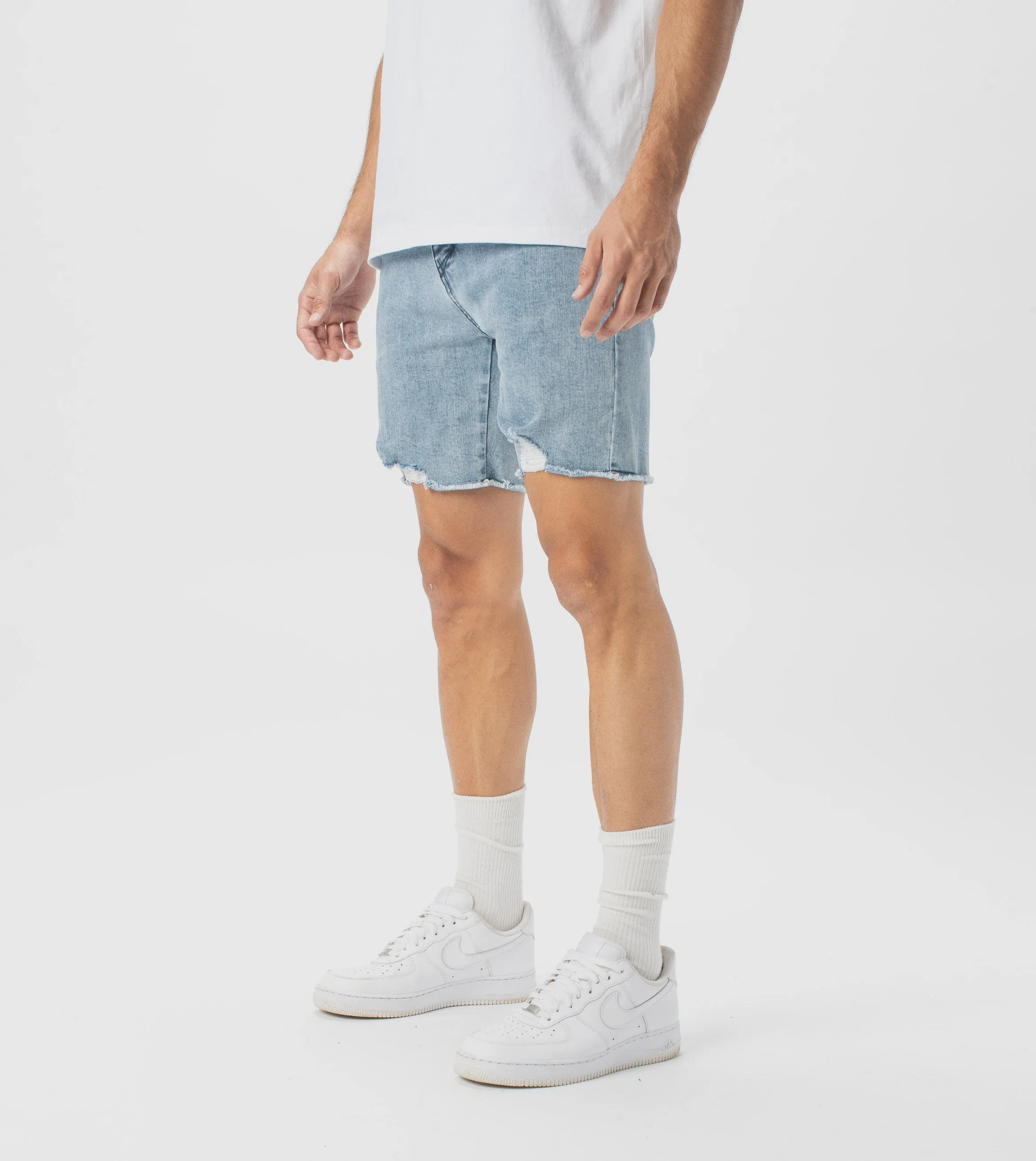 Joe Blow Denim Short Mineral Blue