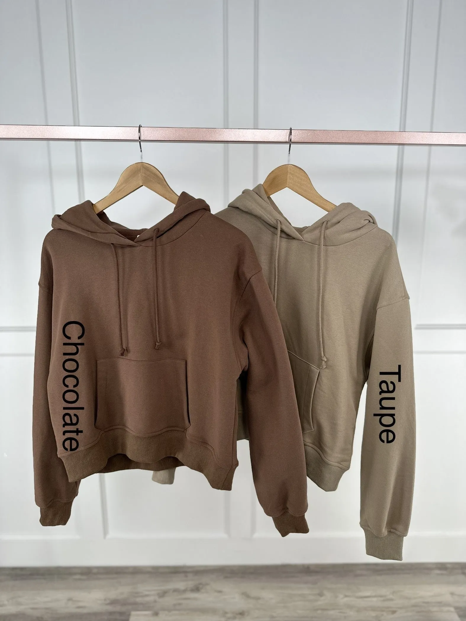 Just Friends Cropped Hoodie