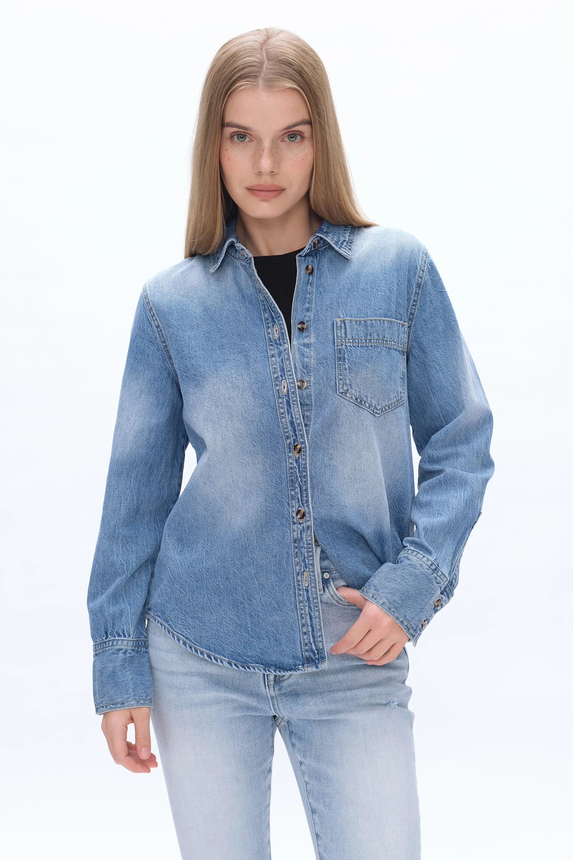 Kelly Classic Denim Shirts