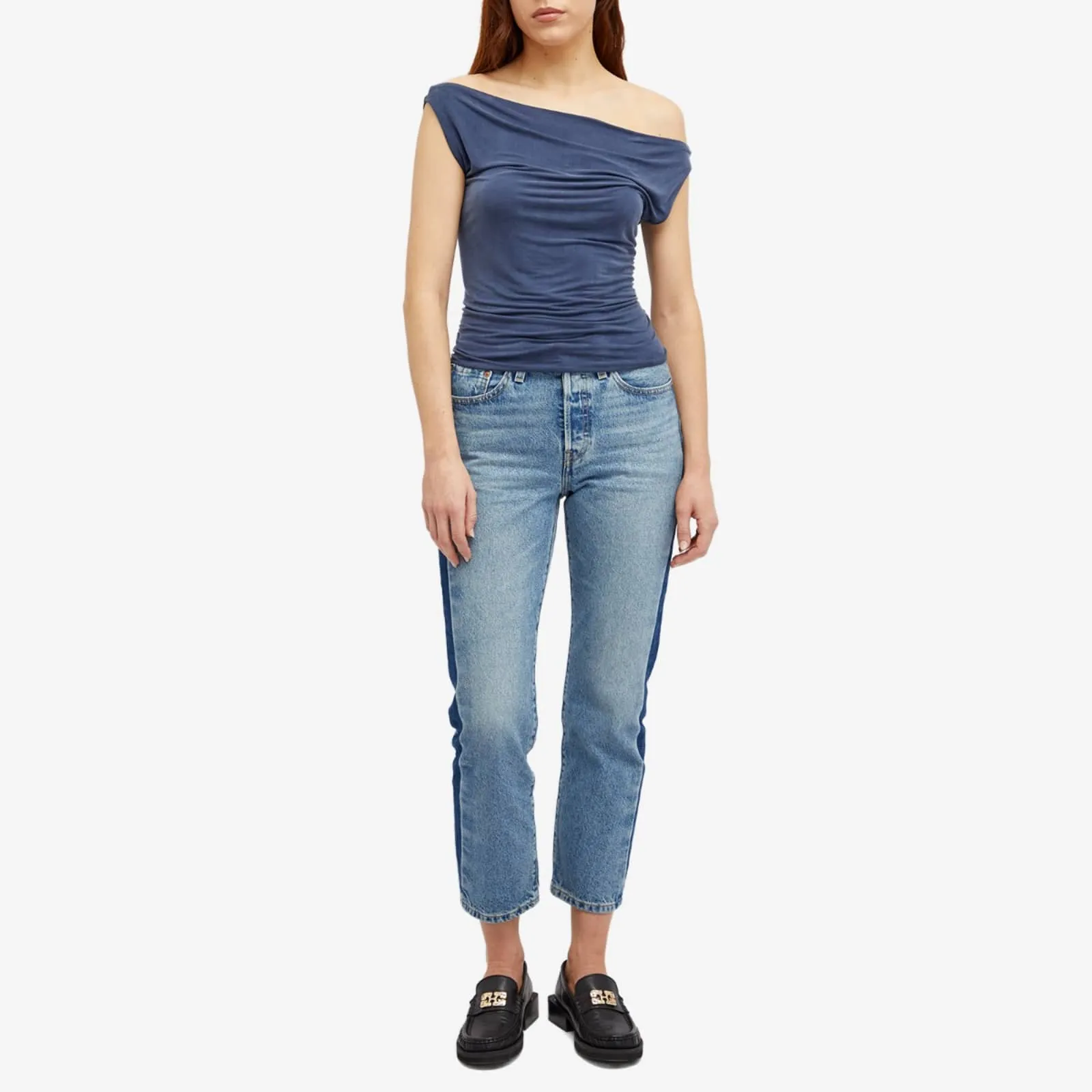 Levi's 501 Cropped Jeans in Never Fade