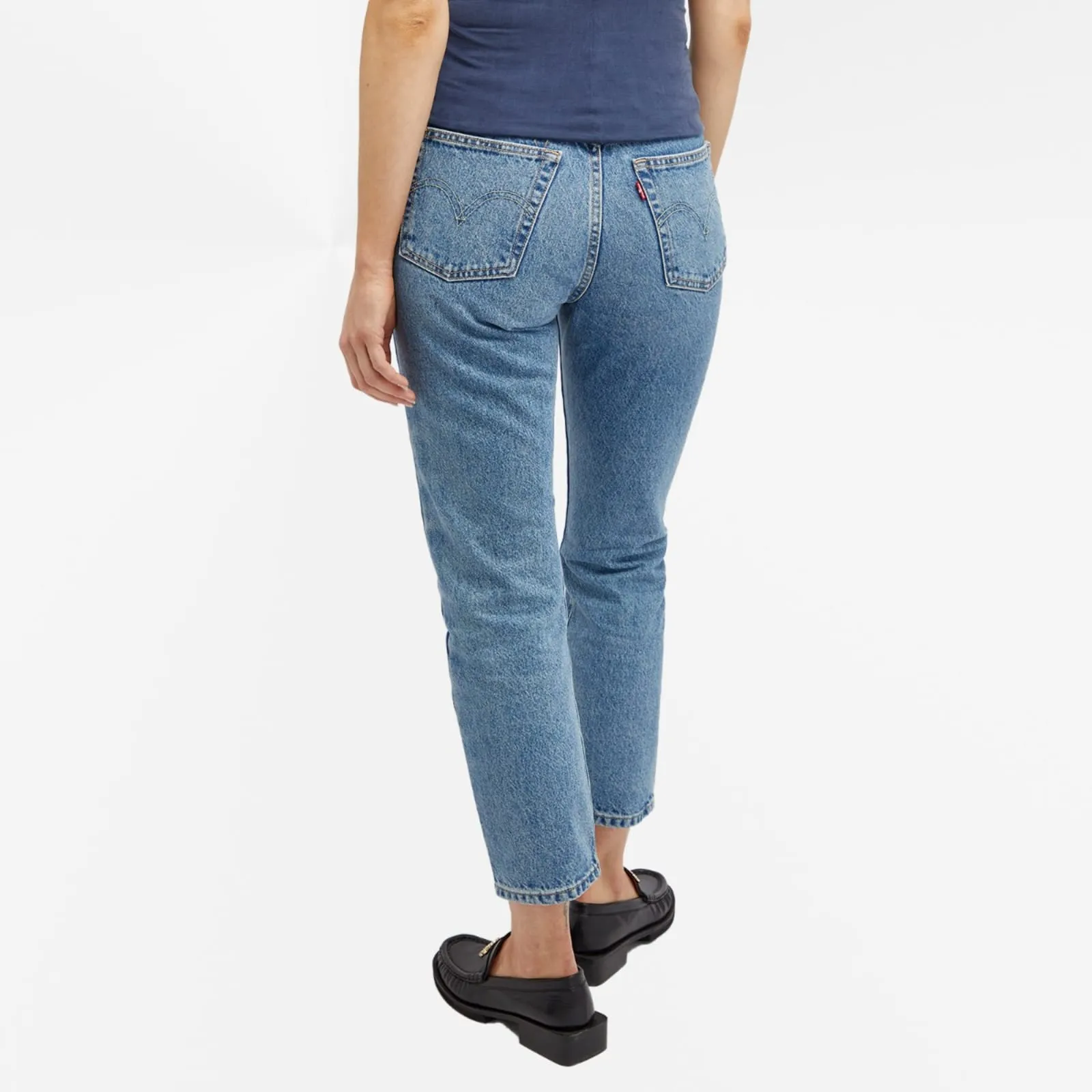 Levi's 501 Cropped Jeans in Never Fade