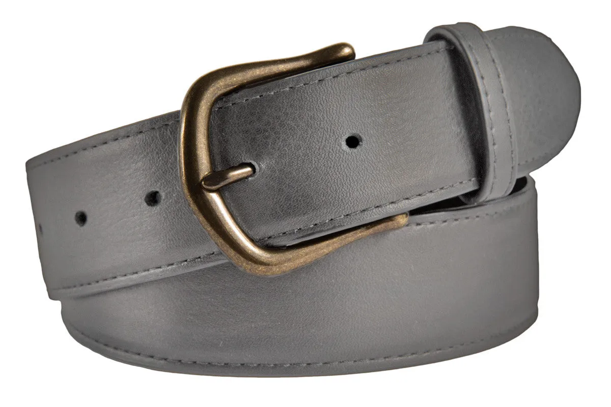 Madison Belt, (1.5") Antiqued Brass Buckle