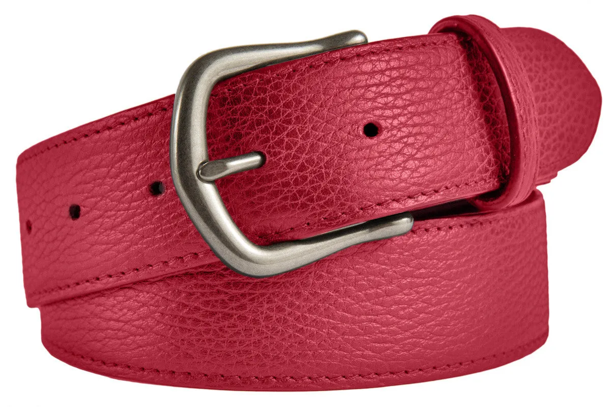 Madison Belt, (1.5") Brushed Silver Buckle