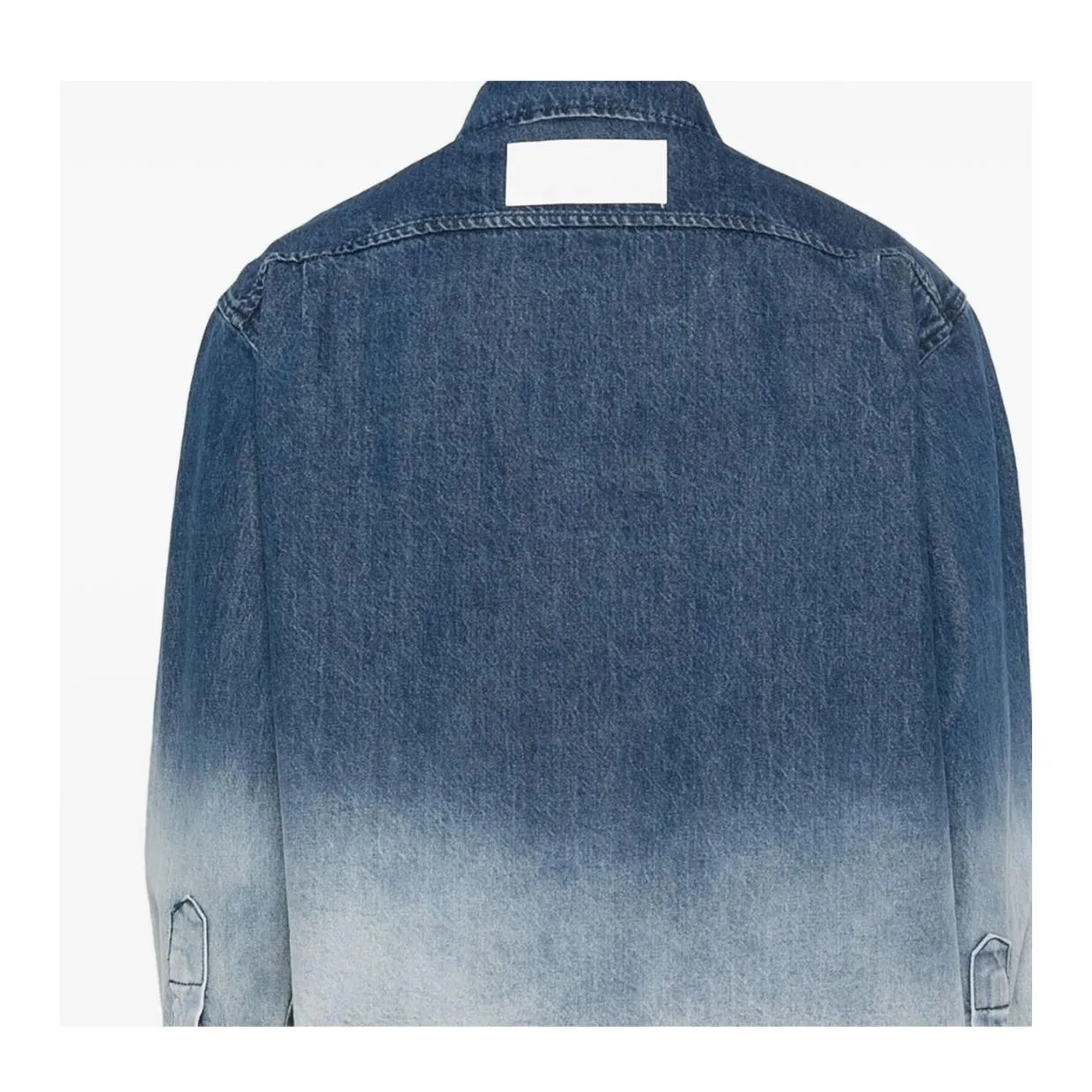 MSGM Faded Blue Denim Shirt