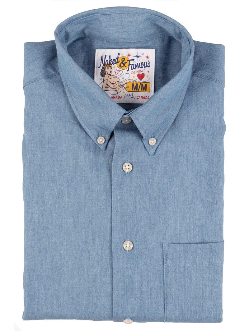 Naked & Famous Denim Easy Shirt - 4.5oz Chambray