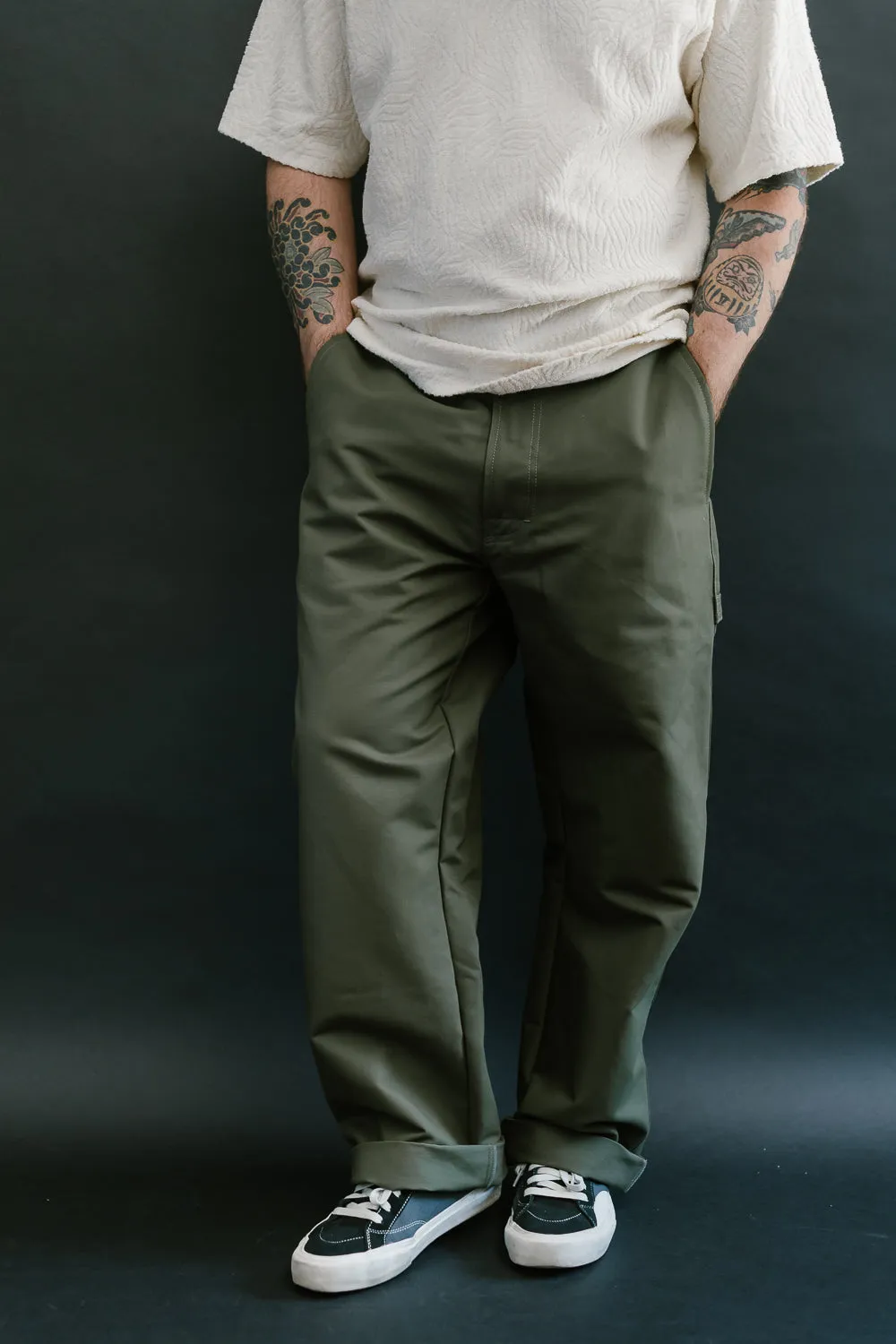 Oakland Chino Nebraska Cotton - Dusty Green