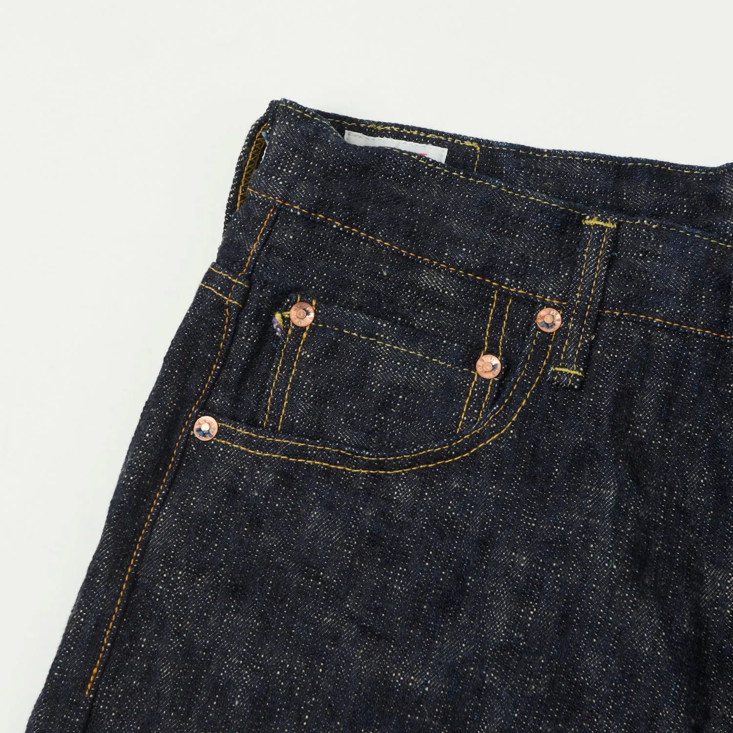 ONI 200-Kasuri 17oz Wide Straight Jean - One Wash