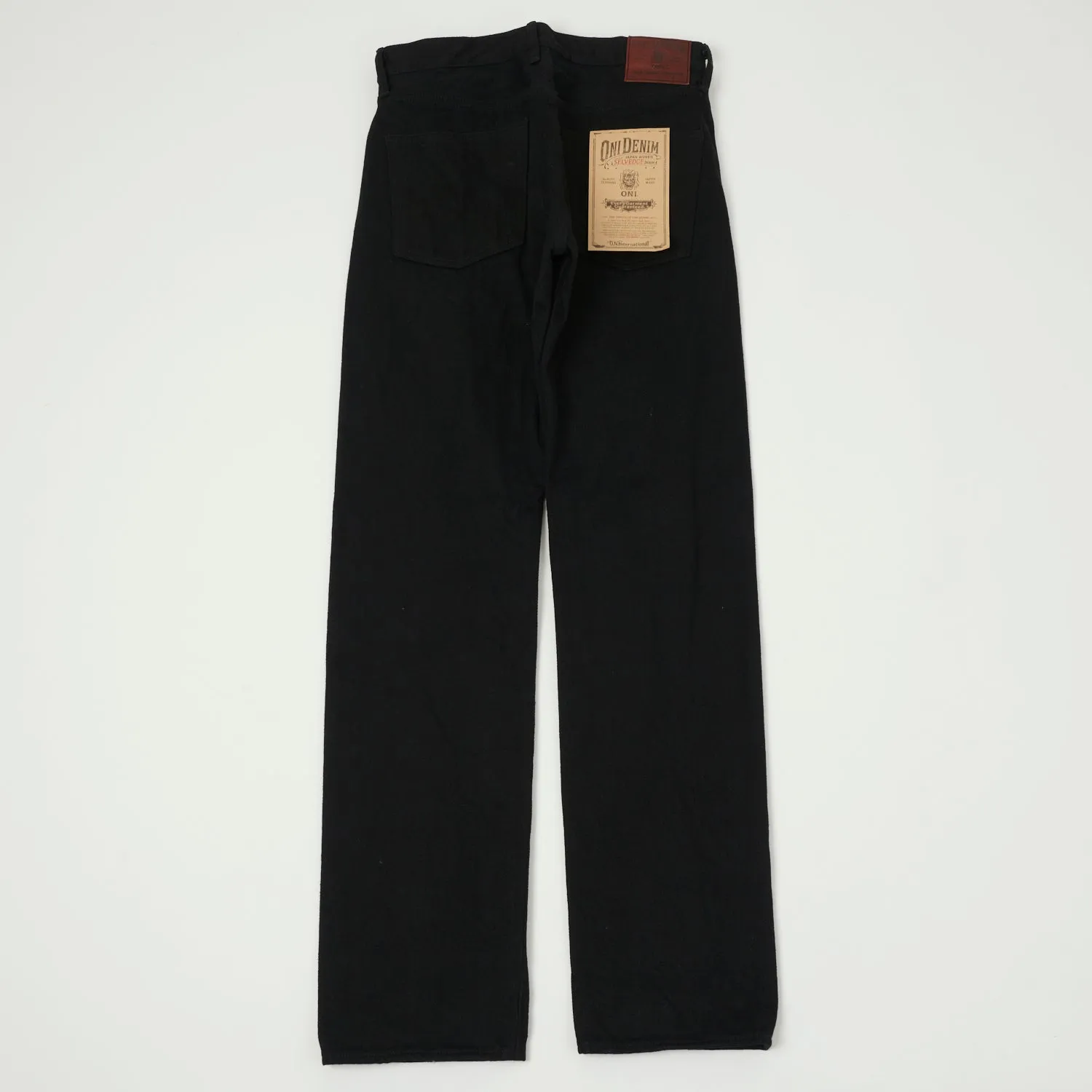 ONI 288ZR-BK Secret Denim Loose Straight Jean - Black One Wash