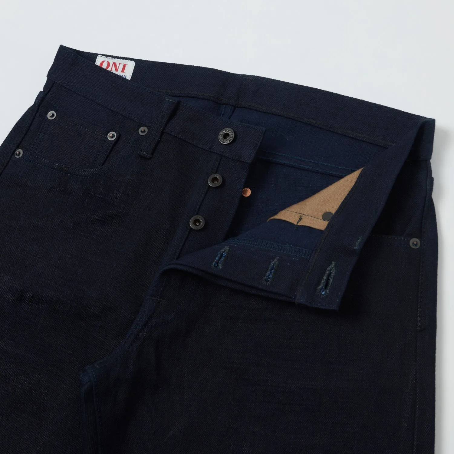 ONI 552 Double Indigo 17oz Slim Straight Jean - Raw