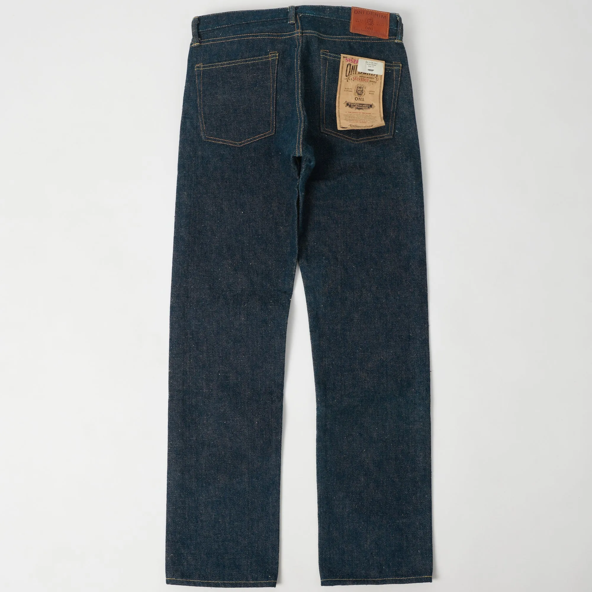 ONI 575ZR Secret Denim 20oz Slim Straight Jean - Raw