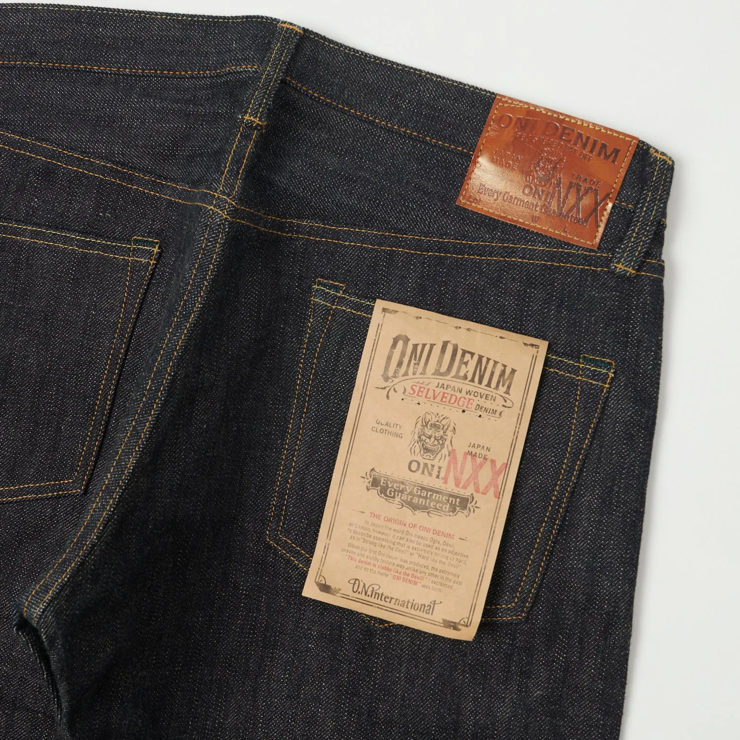 ONI 622NXX 17oz Low Tension Regular Tapered Jean - Raw