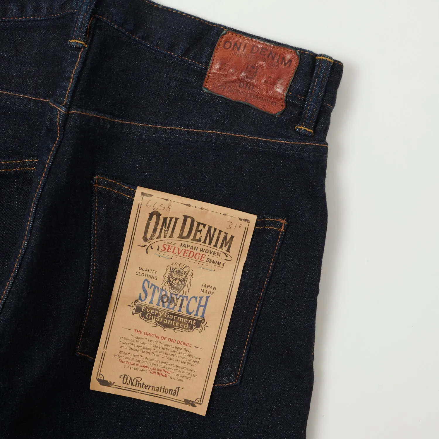 ONI 665S Relax Spike Stretch 15oz Slim Tapered Jean - One Wash