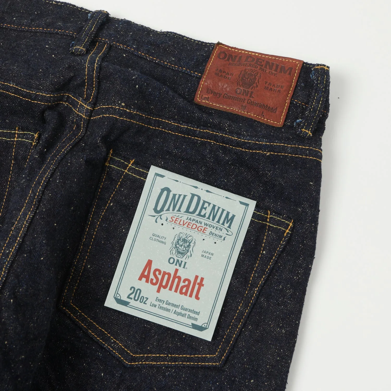 ONI 902 'Asphalt' 20oz Regular Tapered Jean - One Wash