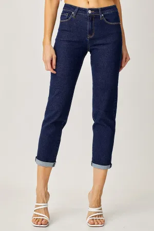 Risen Remi Mid Rise Boyfriend Jeans