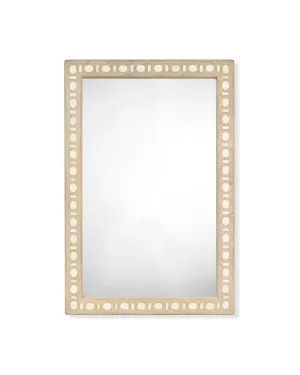 Sama Wood & Bone Inlay Mirror