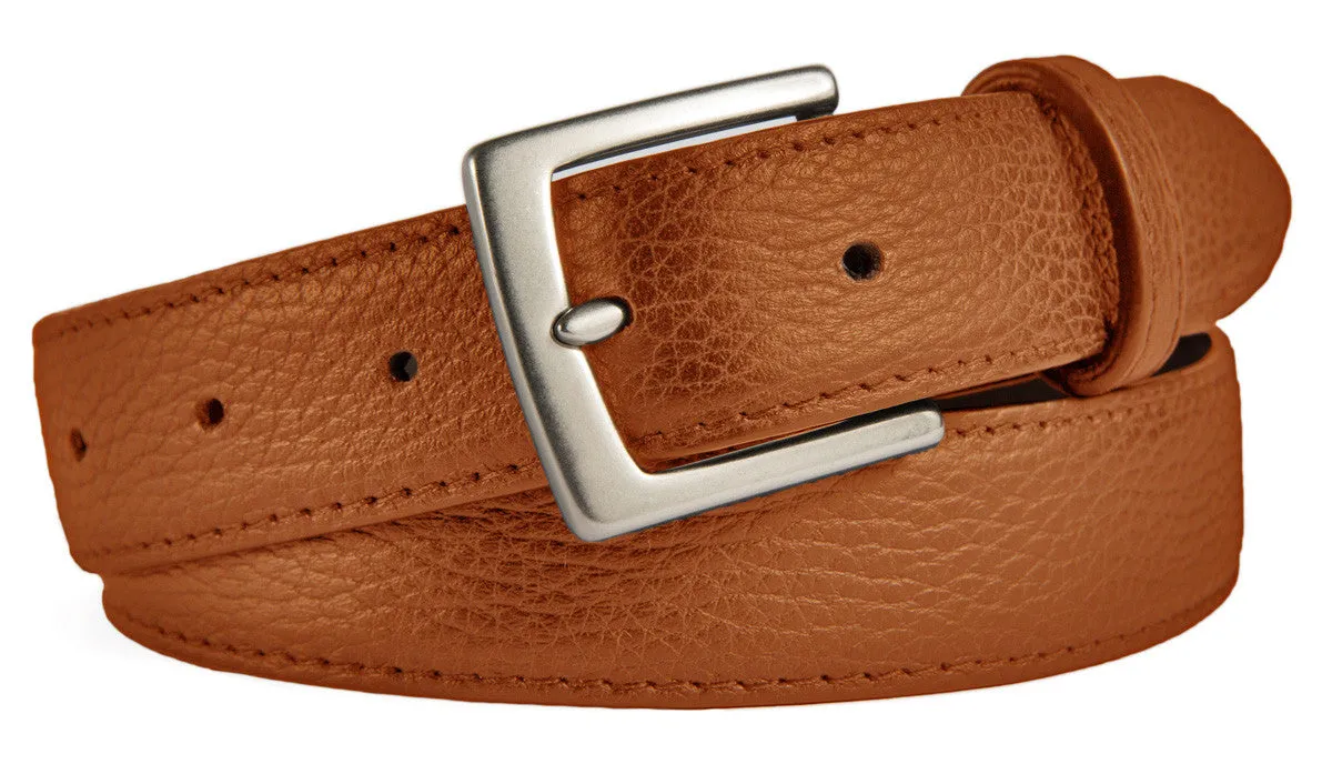 Signature Belt, (1.25") Brushed Silver Buckle