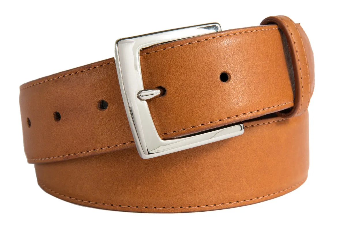 Signature Belt, (1.5") Shiny Silver Buckle