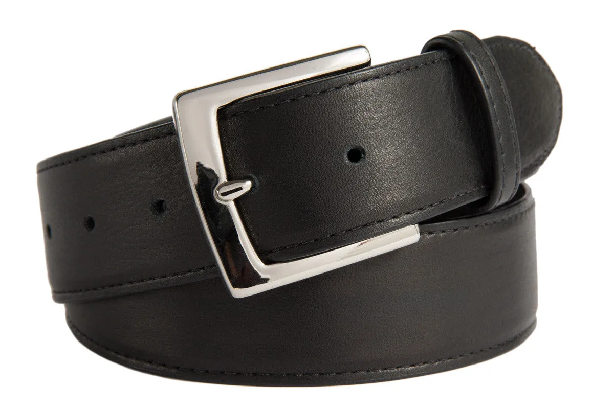 Signature Belt, (1.5") Shiny Silver Buckle