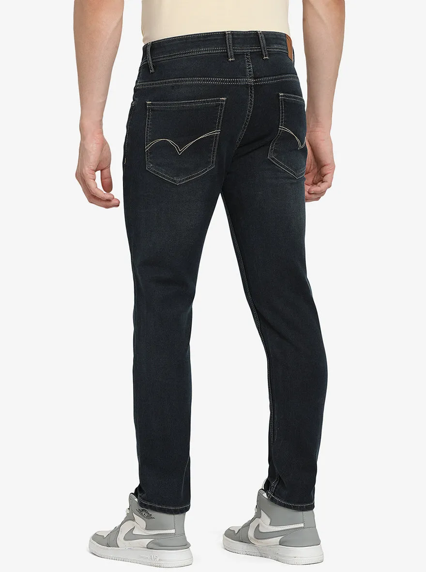 Slate Grey Washed Rider Fit Jeans | JadeBlue