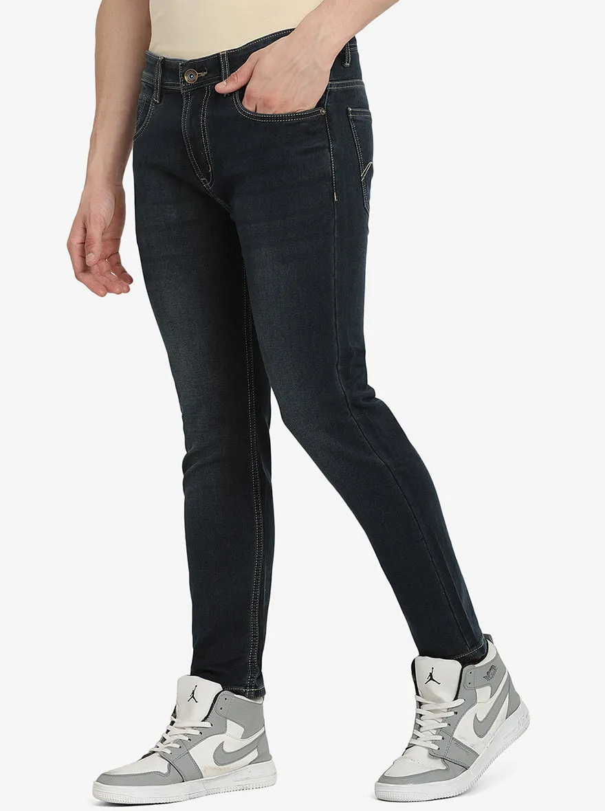 Slate Grey Washed Rider Fit Jeans | JadeBlue