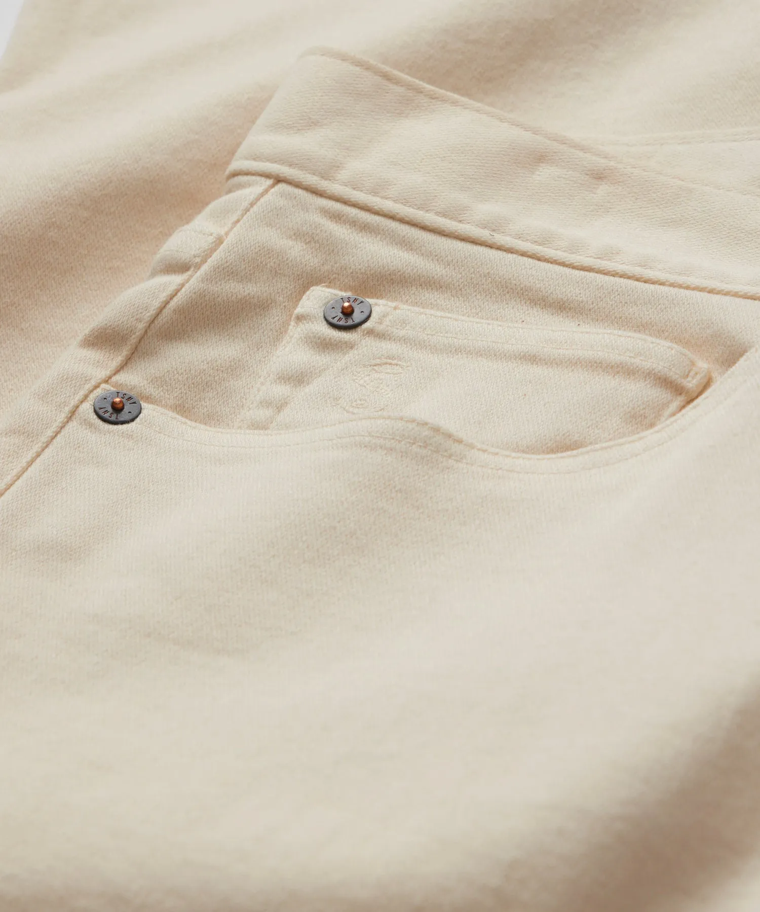 Slim Fit 5-Pocket Chino in Canvas