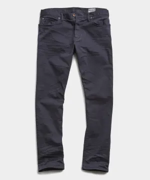 Slim Fit 5-Pocket Garment-Dyed Stretch Twill in Nightwatch