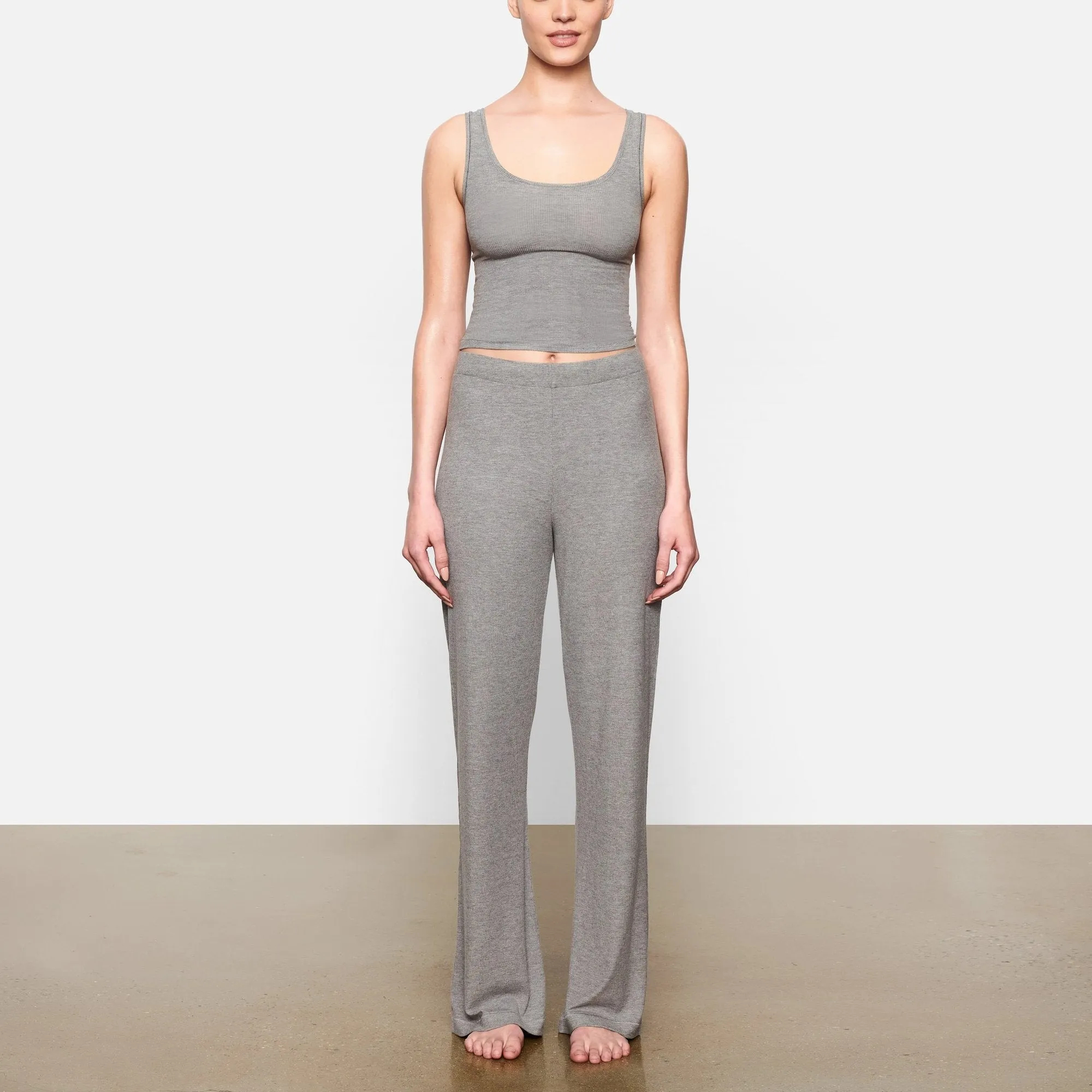 SOFT LOUNGE SLEEP PANT | HEATHER GREY