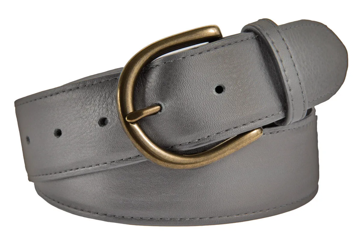 Soho Belt, (1.5") Antiqued Brass Buckle