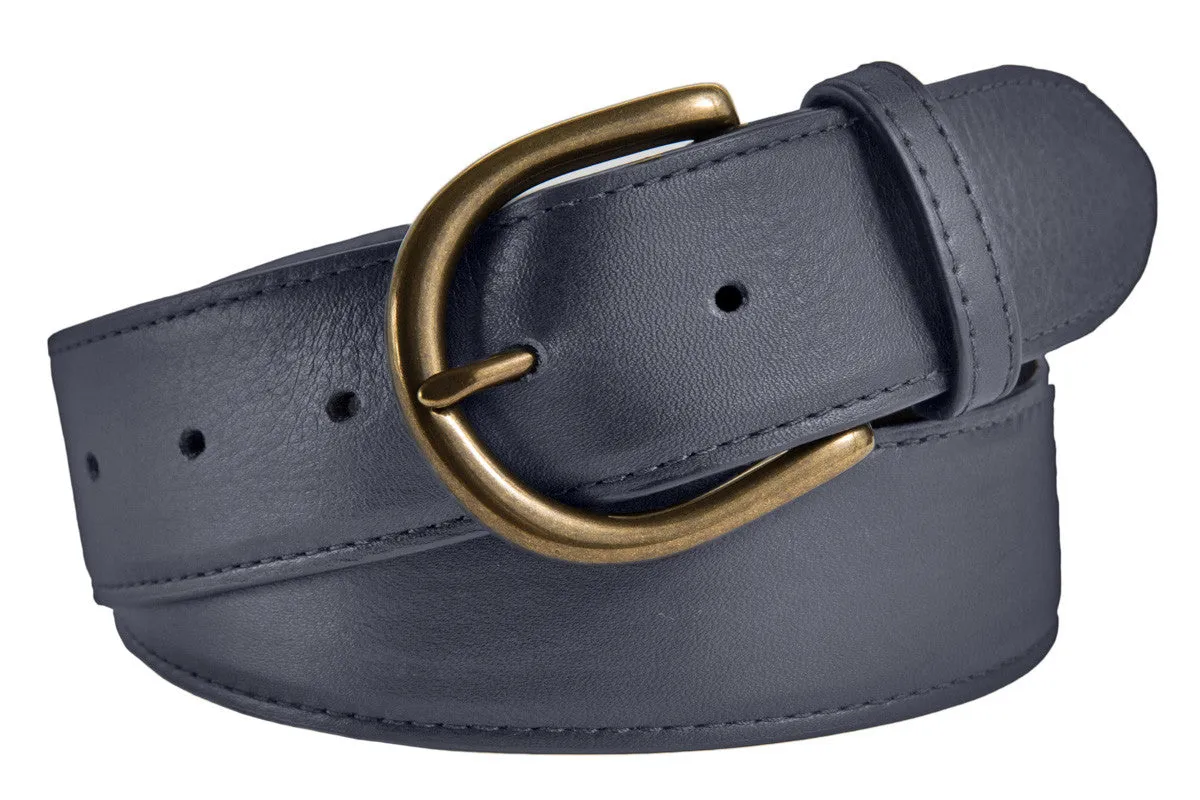 Soho Belt, (1.5") Antiqued Brass Buckle