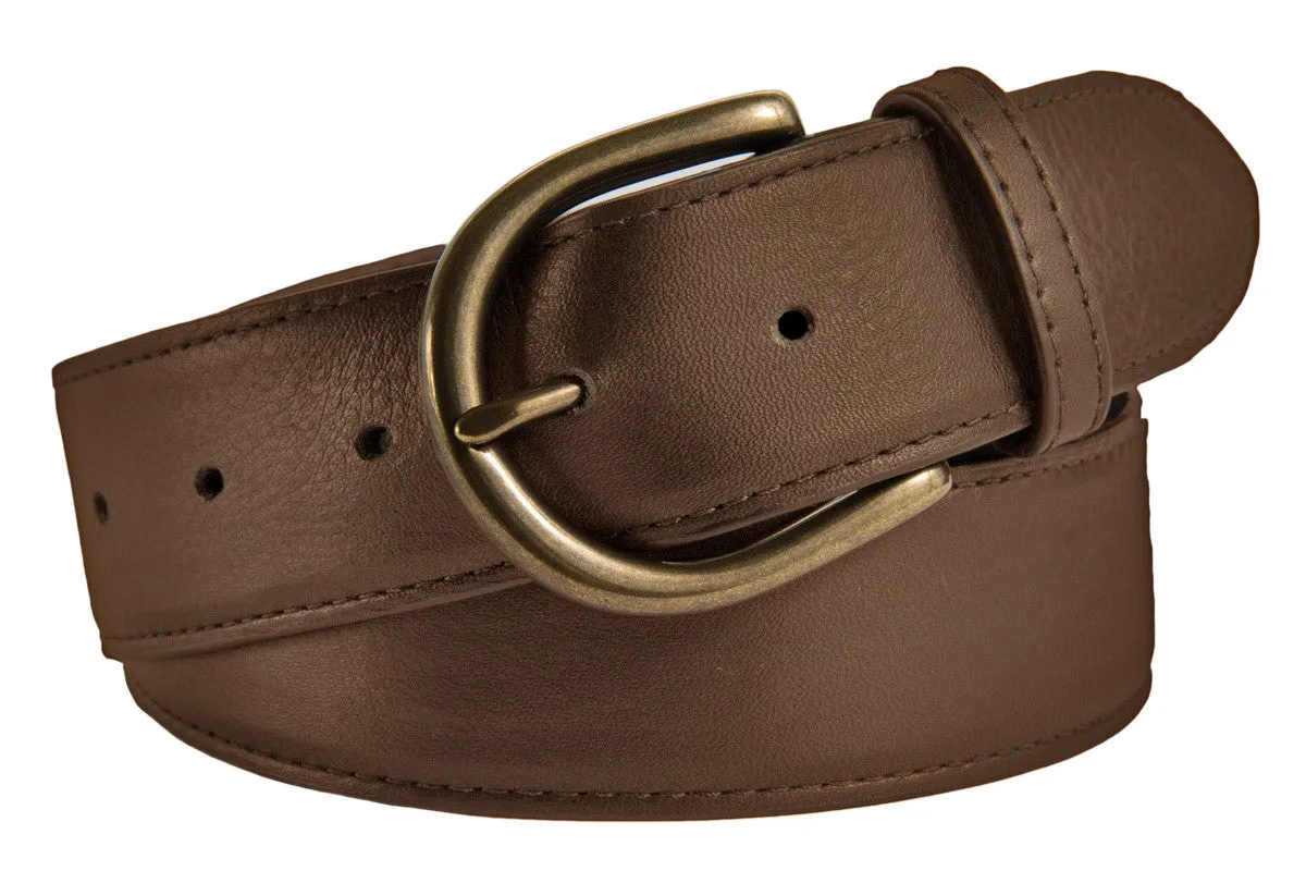 Soho Belt, (1.5") Antiqued Brass Buckle