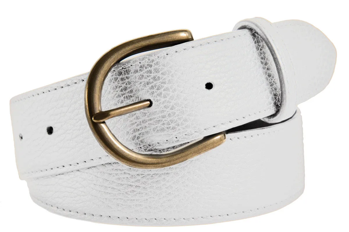 Soho Belt, (1.5") Antiqued Brass Buckle