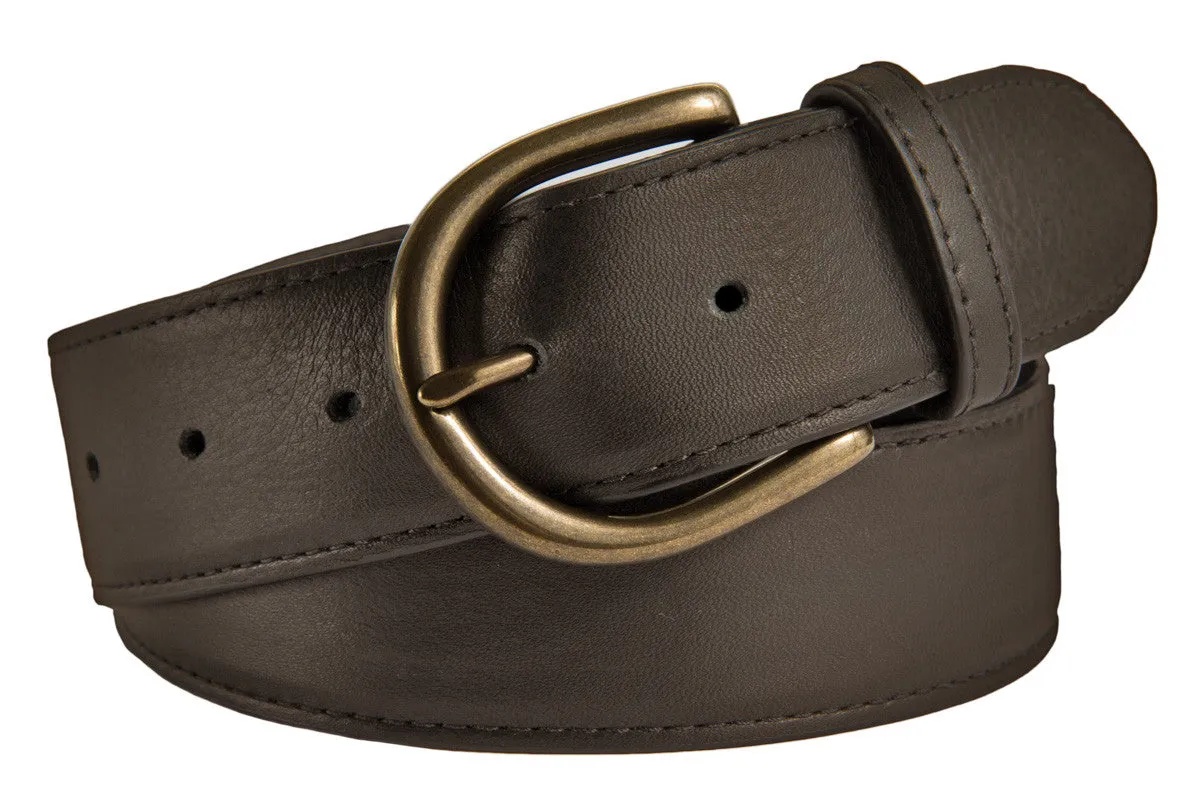 Soho Belt, (1.5") Antiqued Brass Buckle