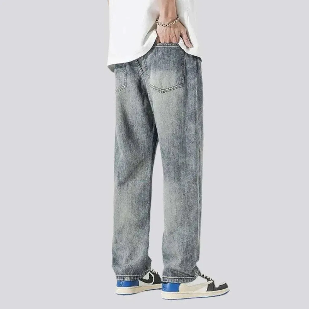 Street men's vintage jeans