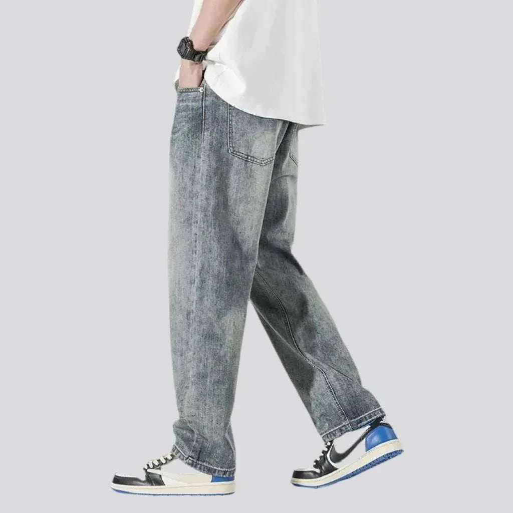 Street men's vintage jeans