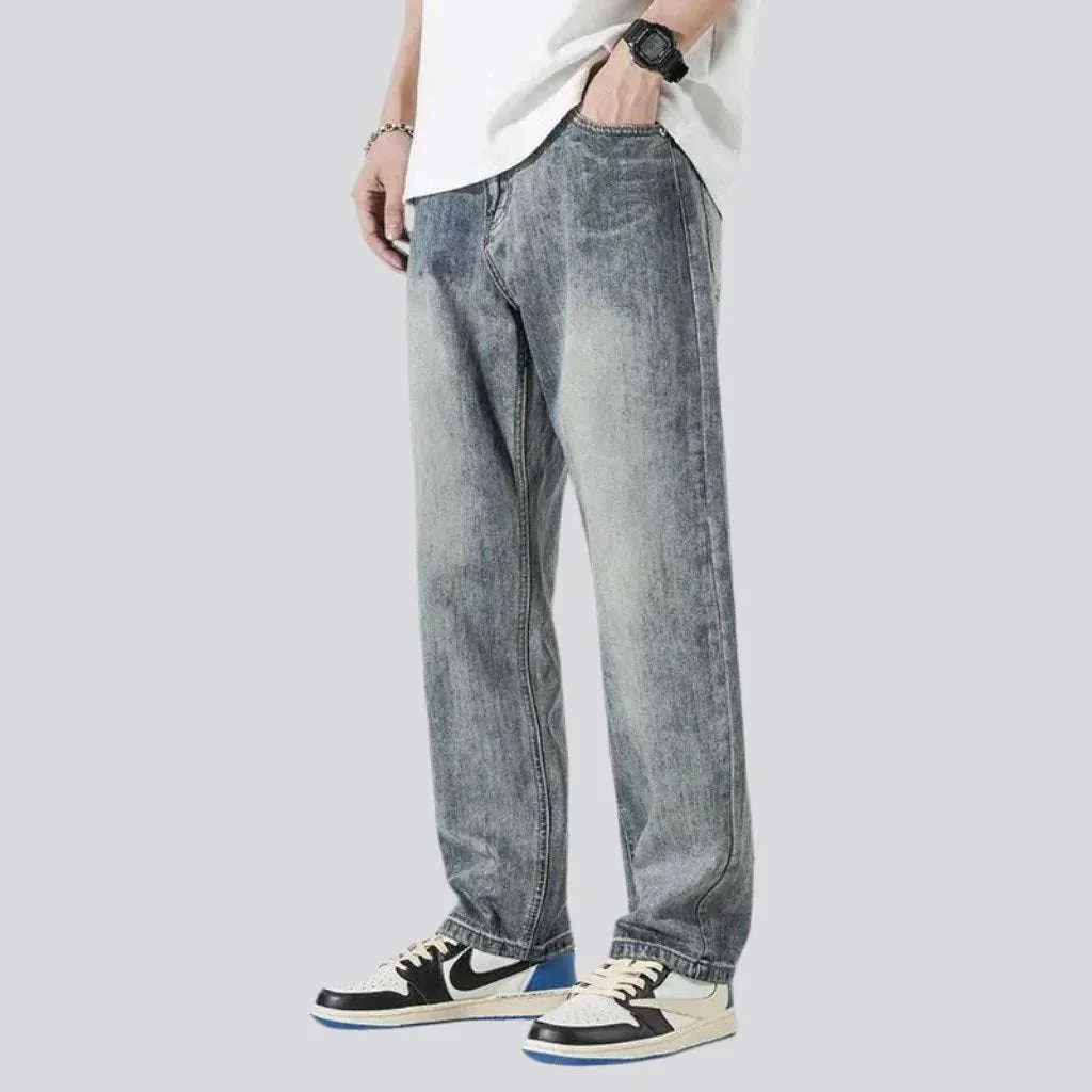 Street men's vintage jeans