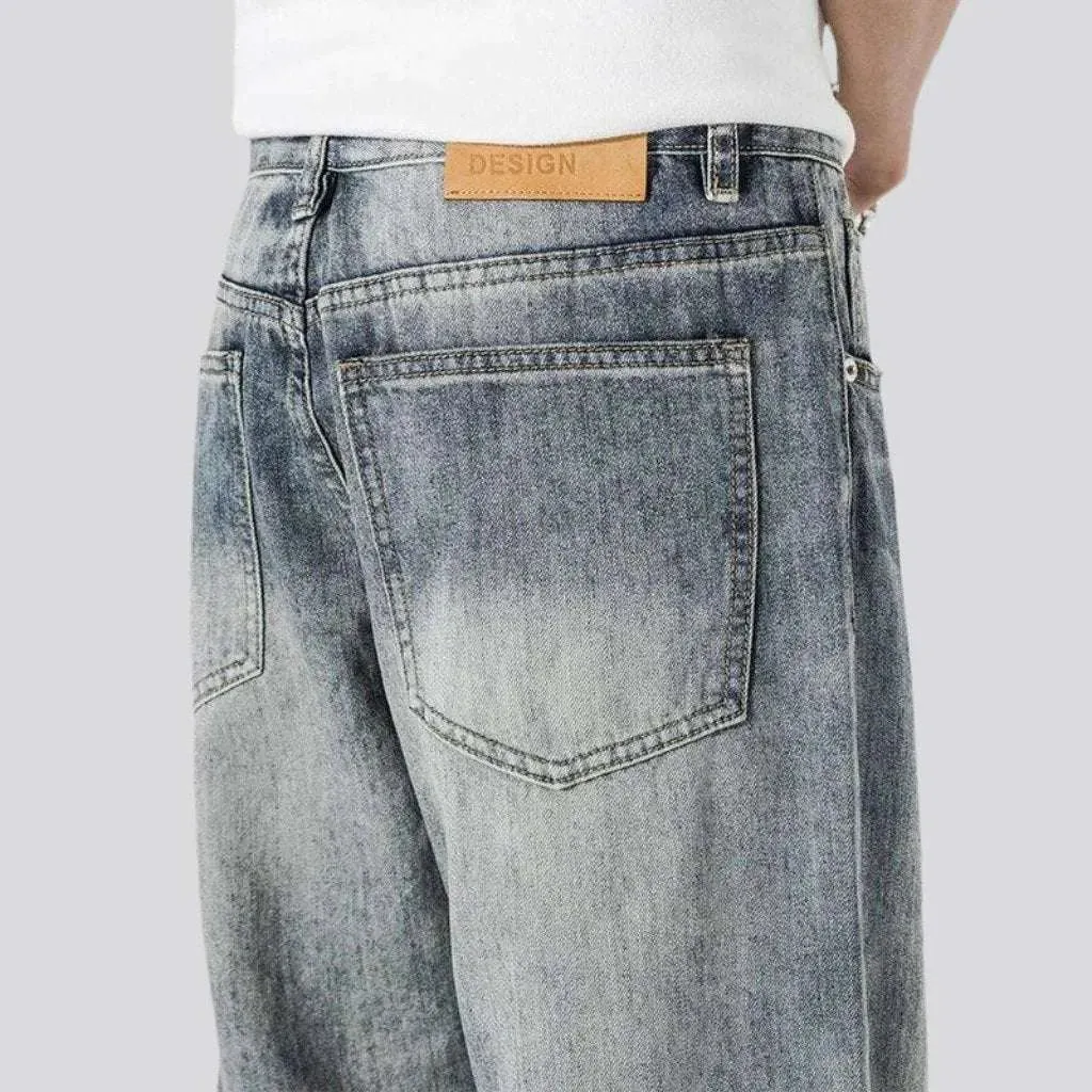 Street men's vintage jeans