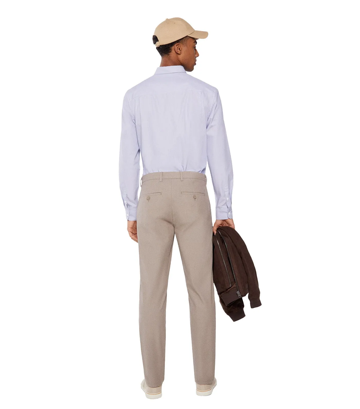 Structured Dress Pants Beige