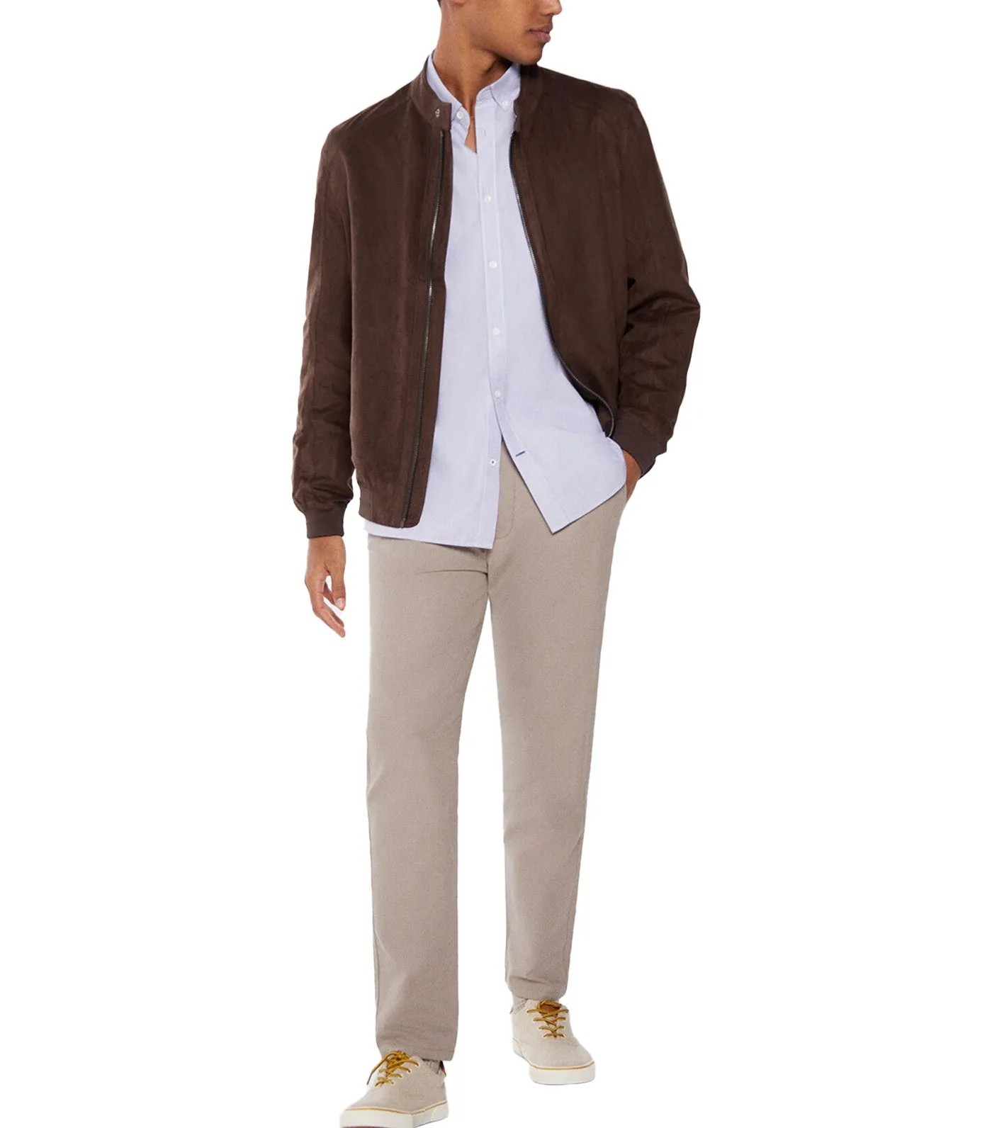 Structured Dress Pants Beige