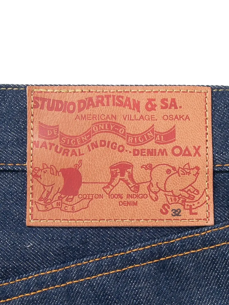 Studio D'Artisan SD-801 Natural indigo Straight Denim