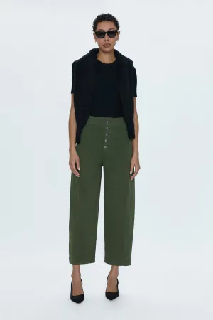 Suki High Rise Clean Barrel Pants